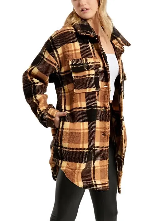 Last Chance! Plaid Fleece Jacket