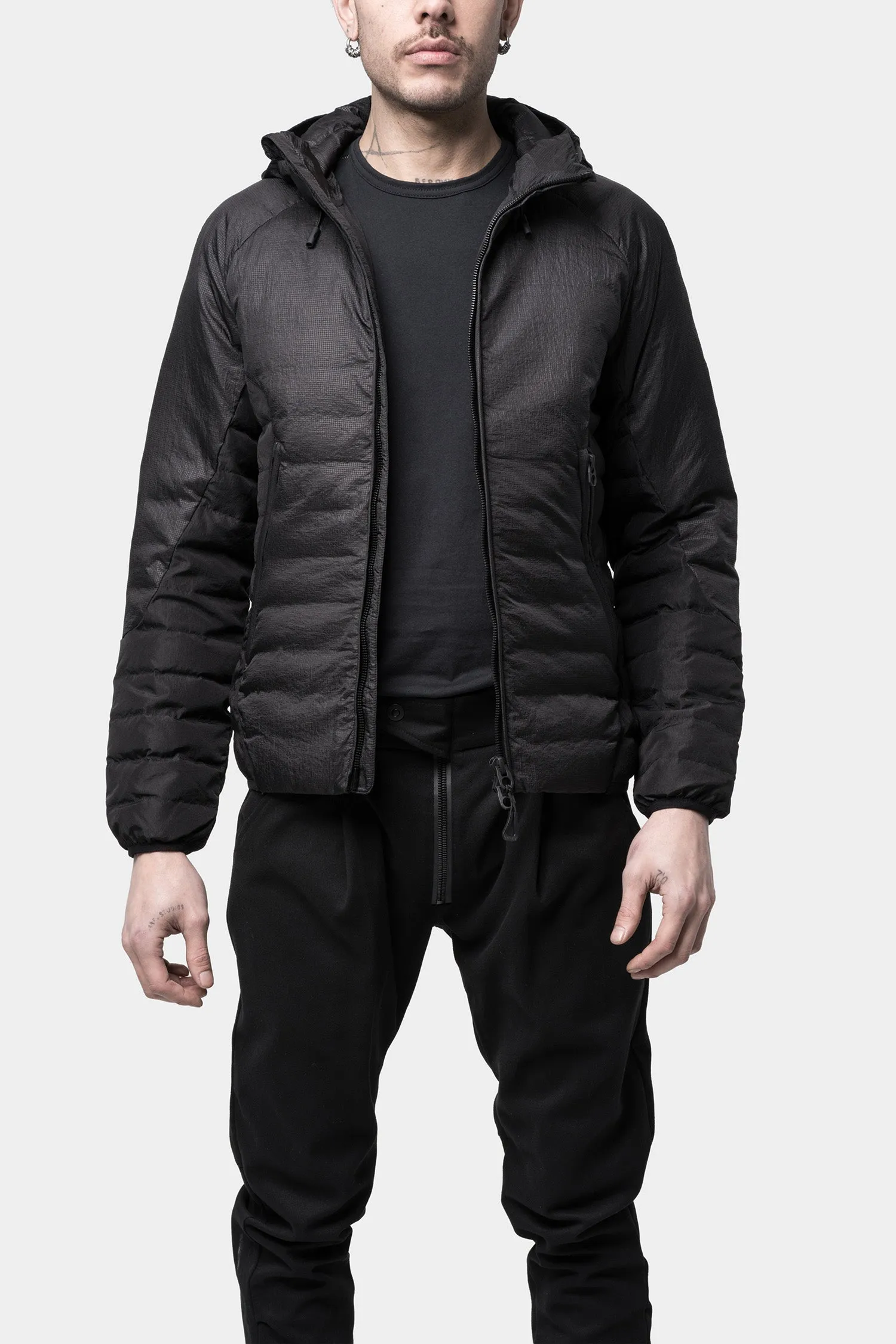 Lightweight down puffer jacket