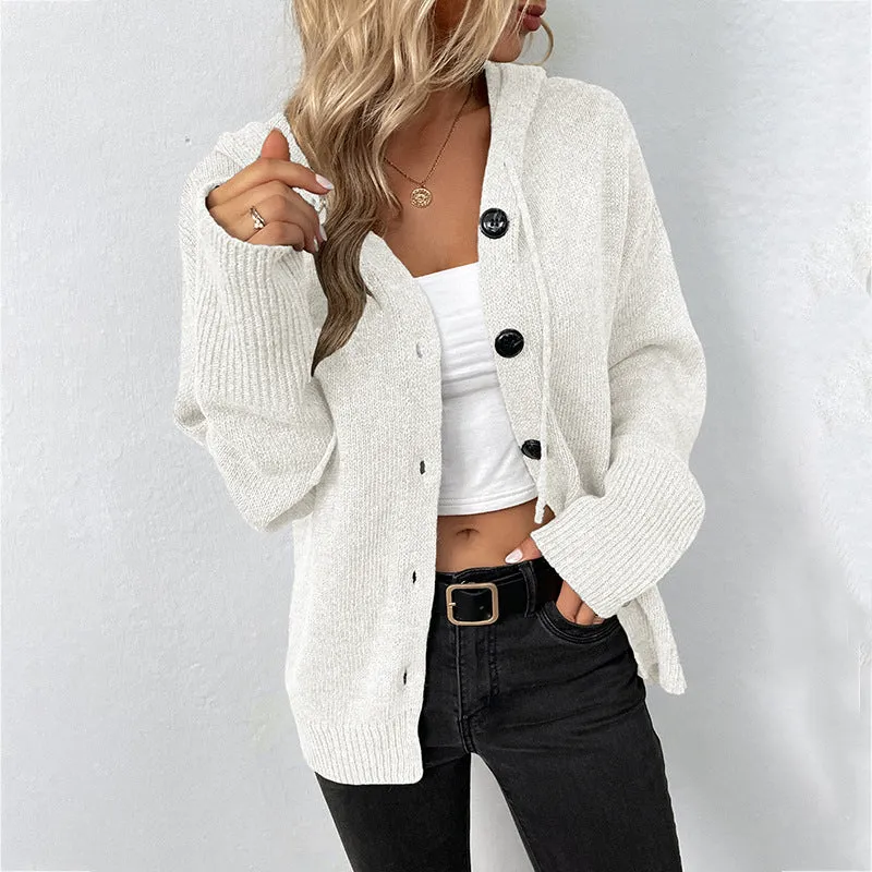 LionVII Hooded Sweater Women's Knitted  Coats