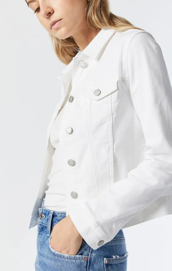 Mavi Jeans Samantha Double SuperSoft White Denim Jacket