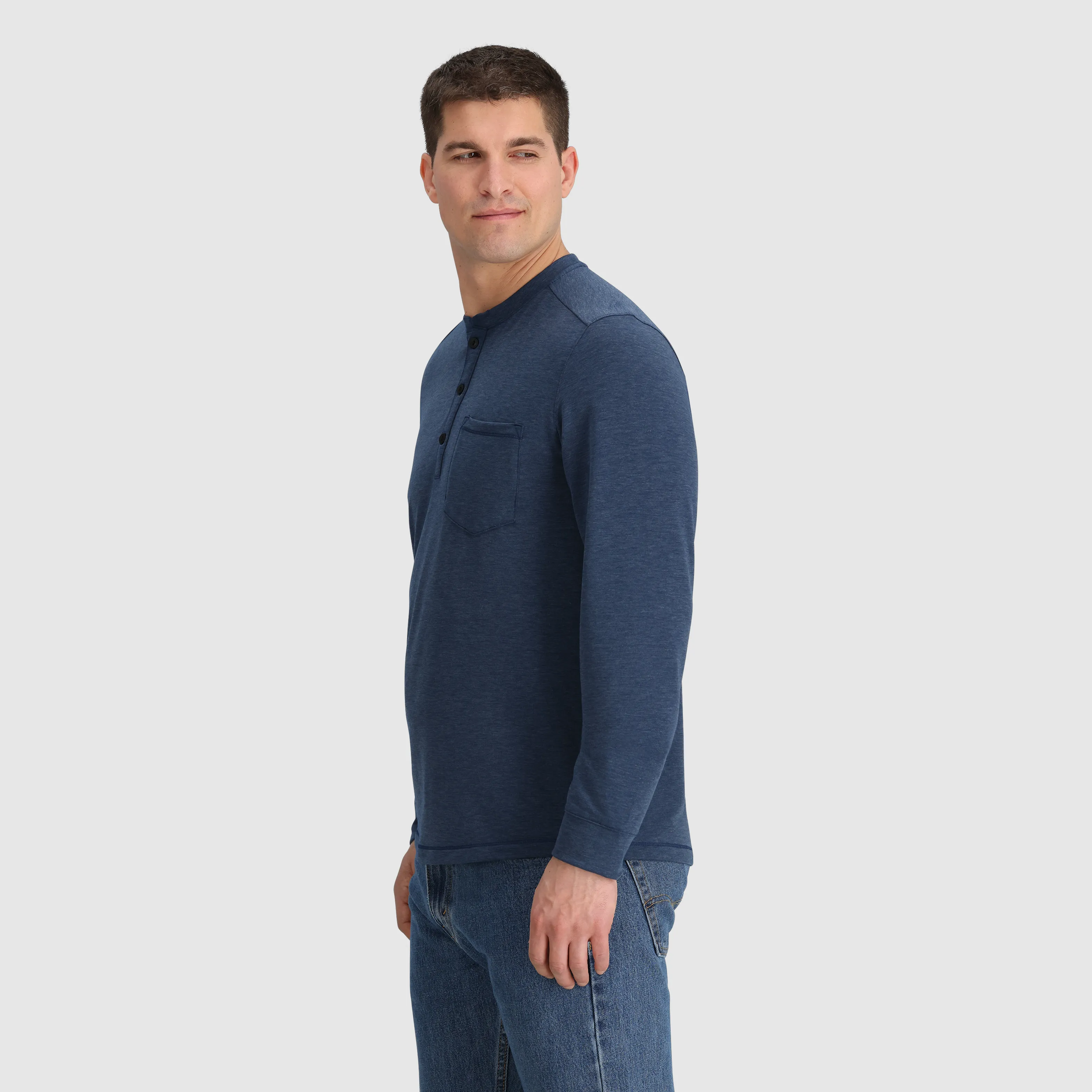 Men's Aberdeen Long Sleeve Henley