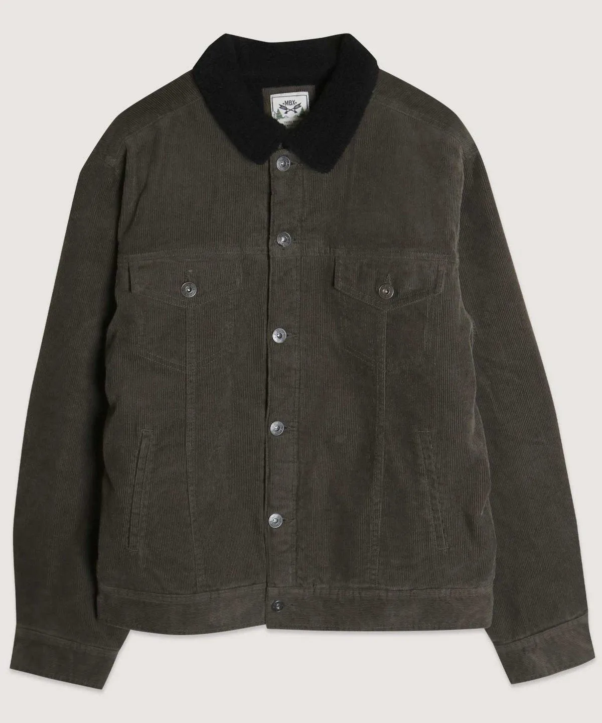 Men's Casual corduroy lined trucker jacket