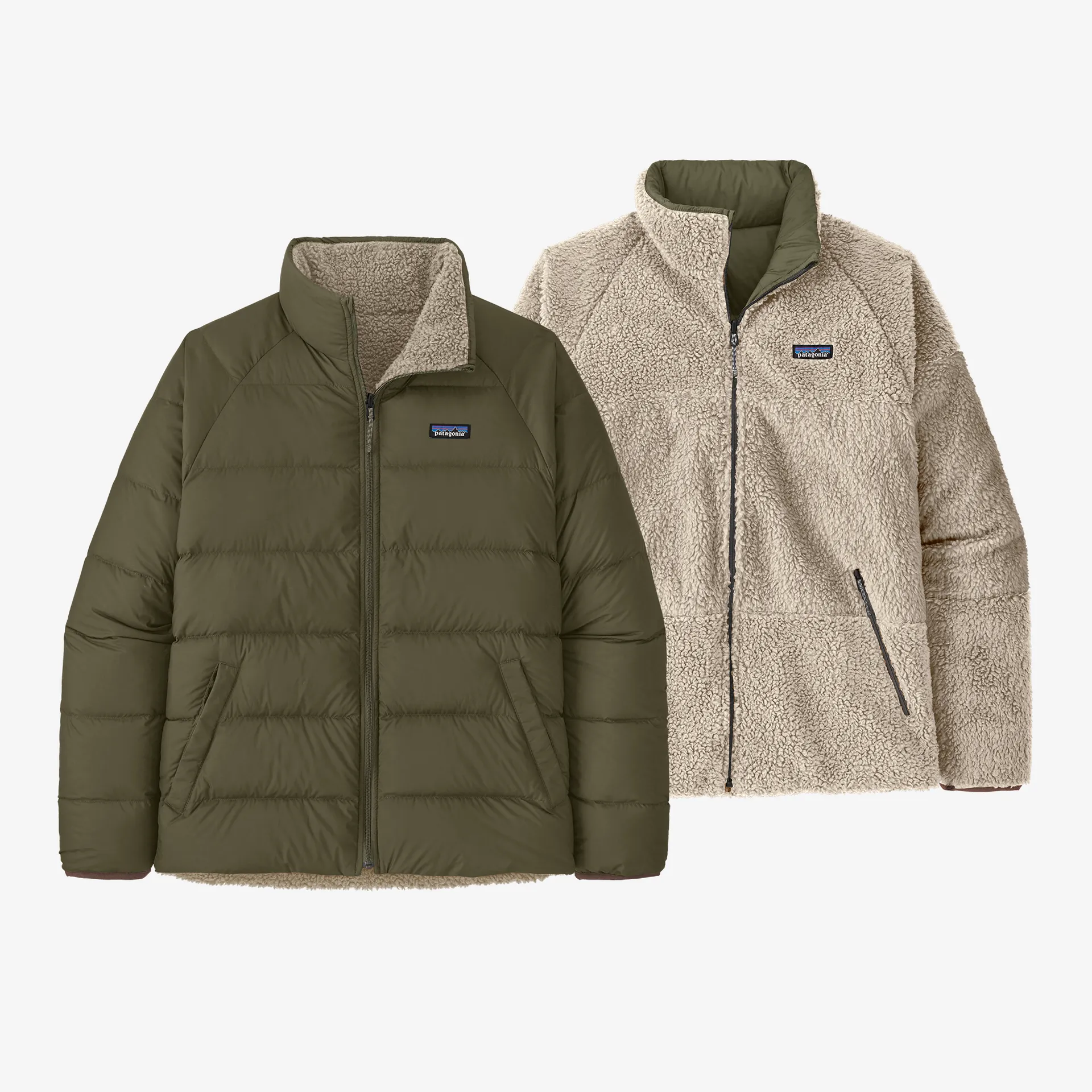 Men's Reversible Silent Down Jacket