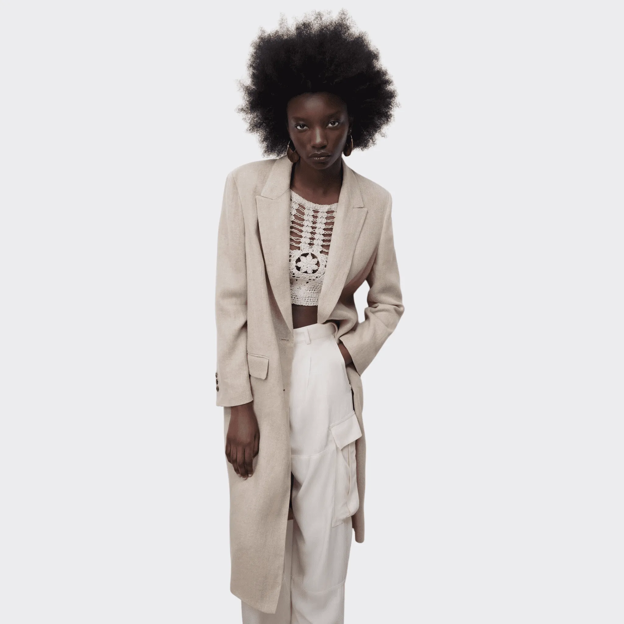 Mid Length Suit Trench