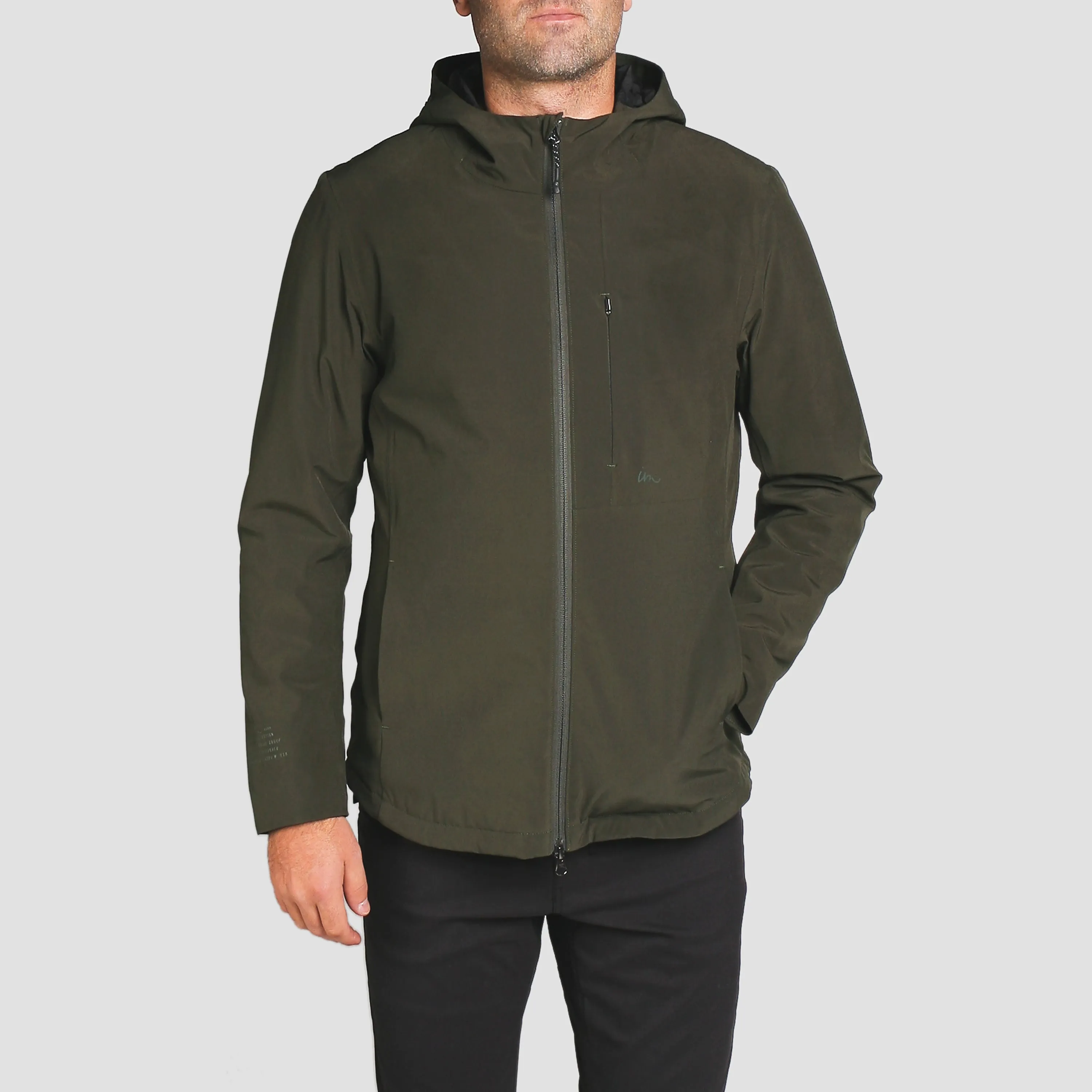 Millennium 2L Hooded Jacket Olive