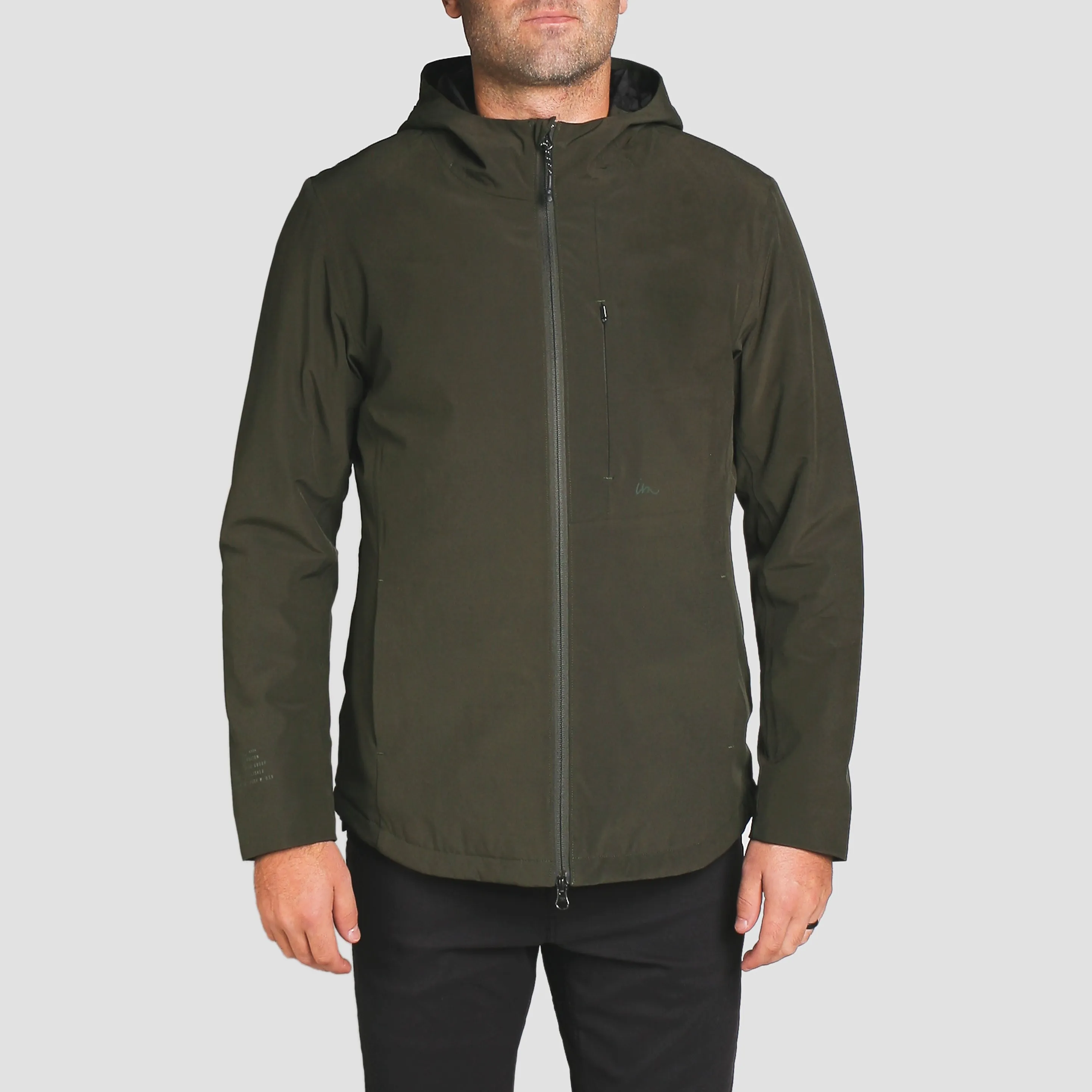 Millennium 2L Hooded Jacket Olive