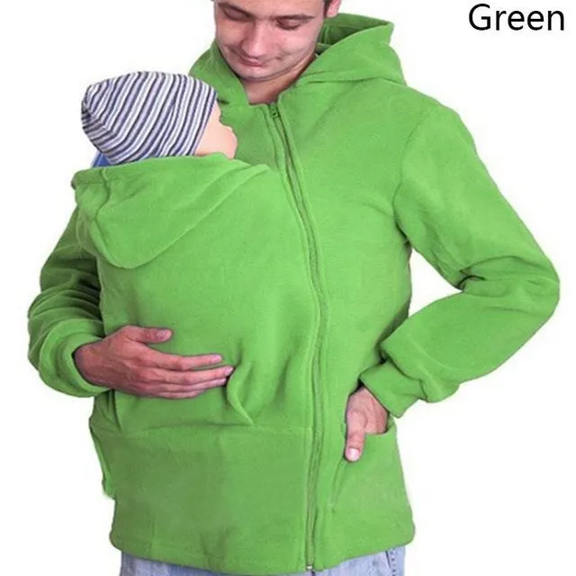 Mums/Dads Baby Kangaroo Detachable Pouch Quality Hoodie