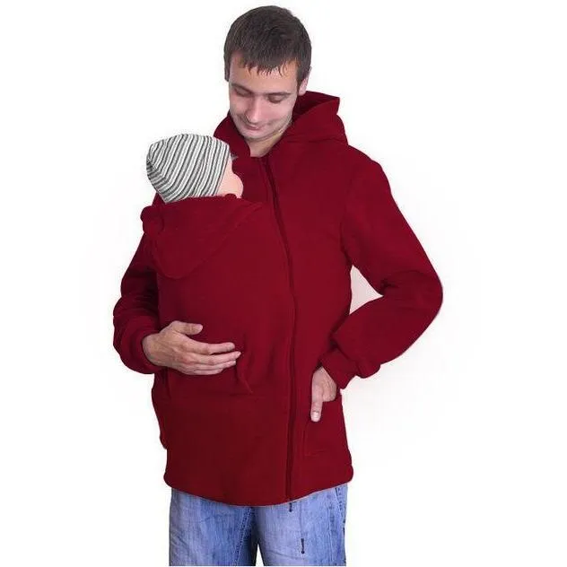 Mums/Dads Baby Kangaroo Detachable Pouch Quality Hoodie