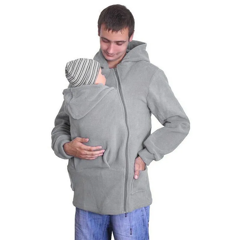 Mums/Dads Baby Kangaroo Detachable Pouch Quality Hoodie