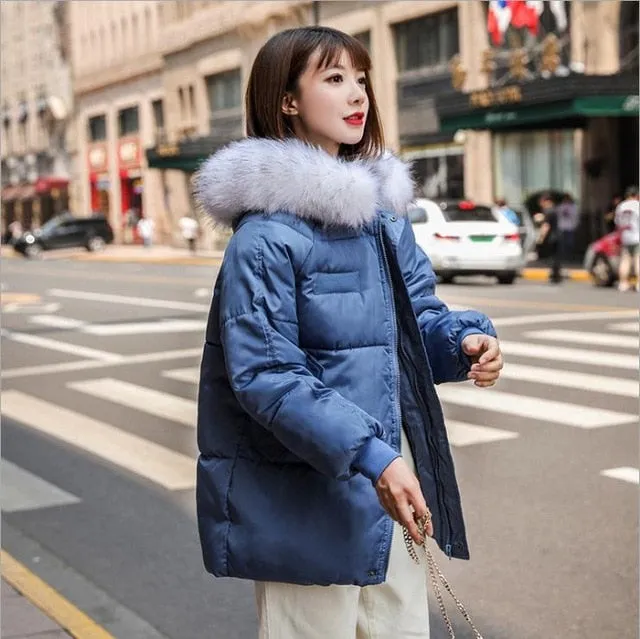 Parka Casual Trench Puffer Winter Sweater Female Jacket Chaqueta Mujer Women Hooded Coat Outwear