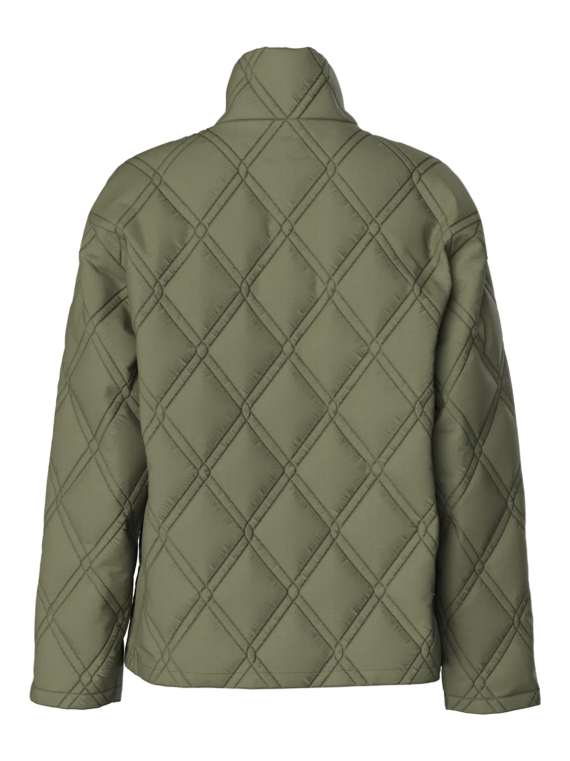 PCMISTA Quilted Jacket - Deep Lichen Green