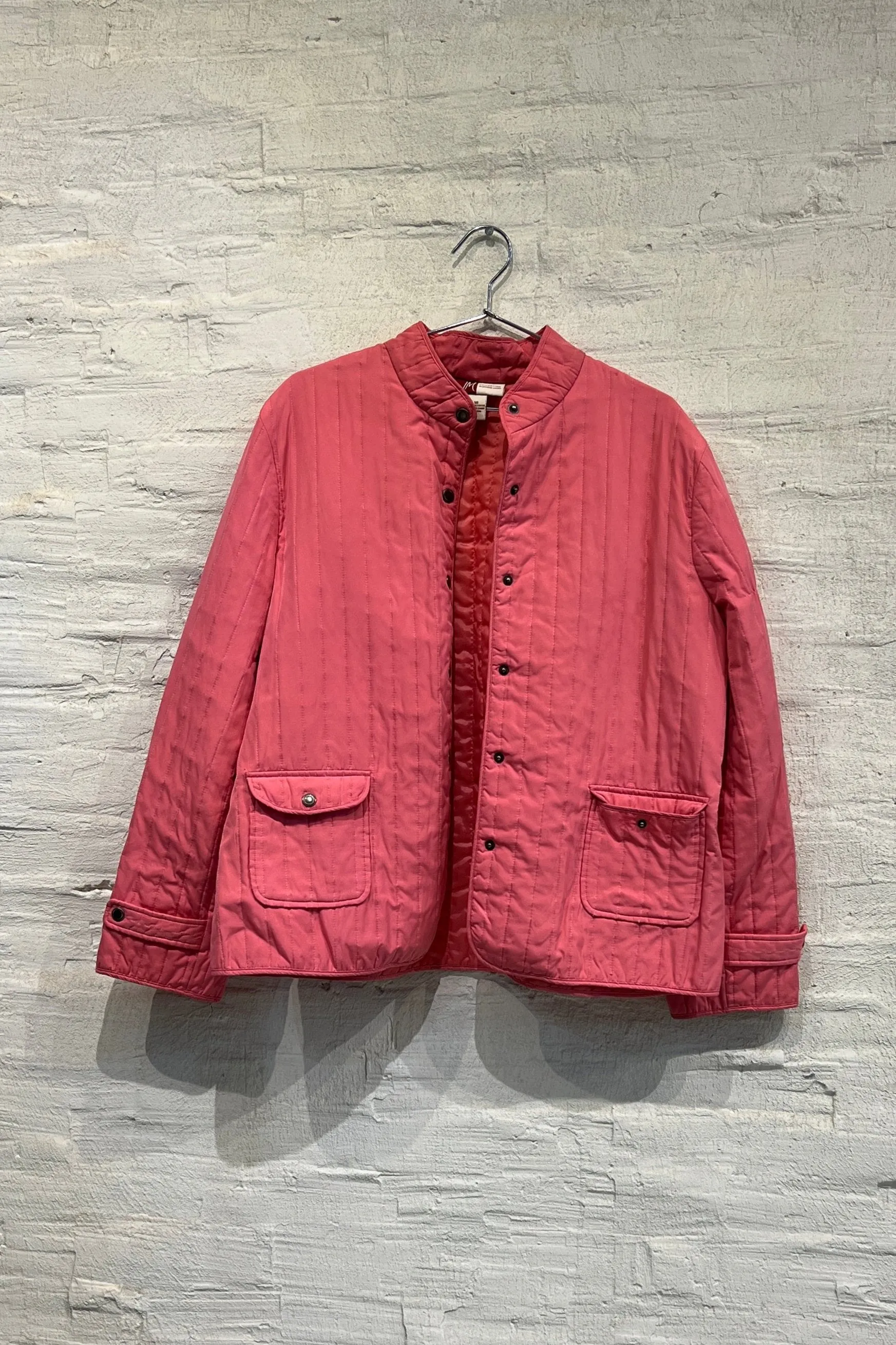 Pink button down jacket - Vintage/Used