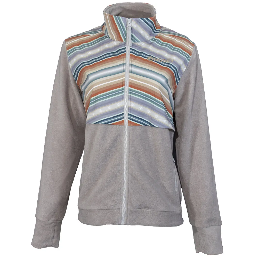 "Ladies Tech Fleece Jacket" Cream/Serape