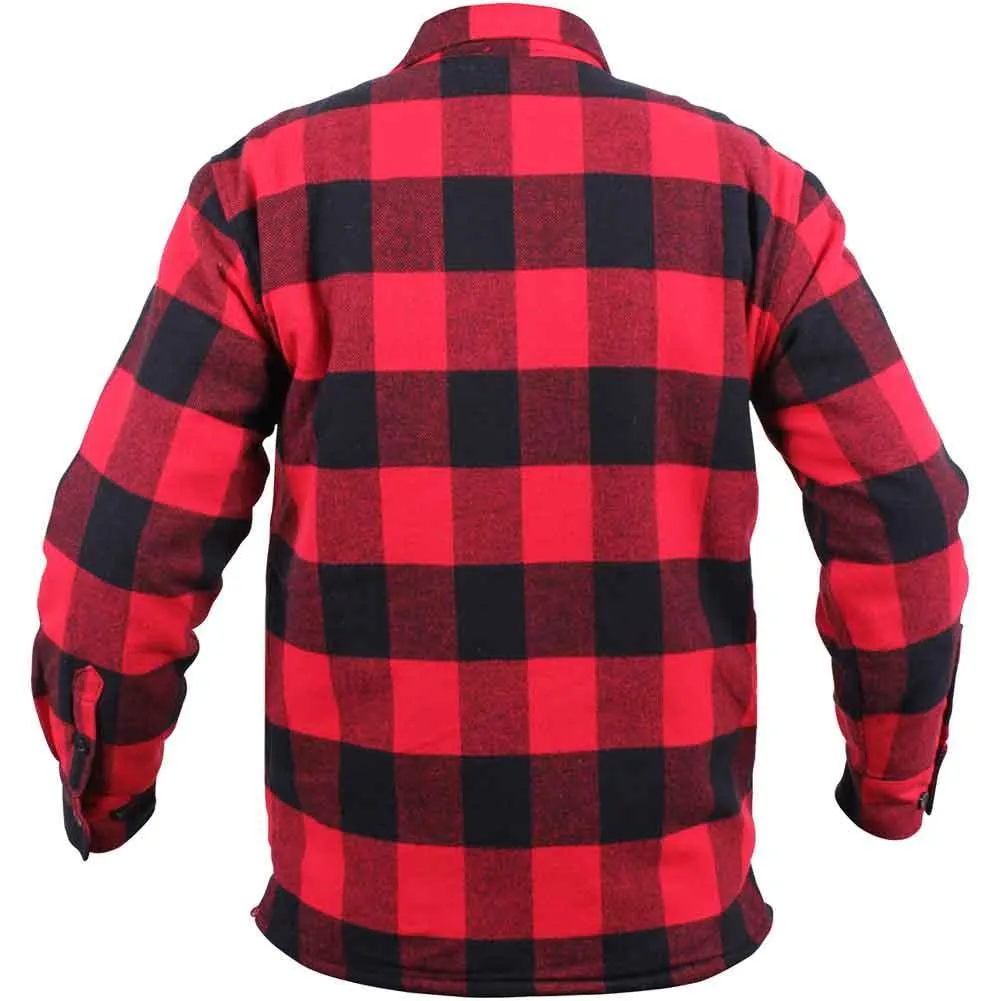 Rothco Extra Heavyweight Buffalo Plaid Sherpa Lined Flannel Shirts