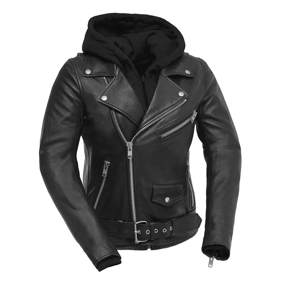 Ryman Women's Motorcycle Leather Jacket