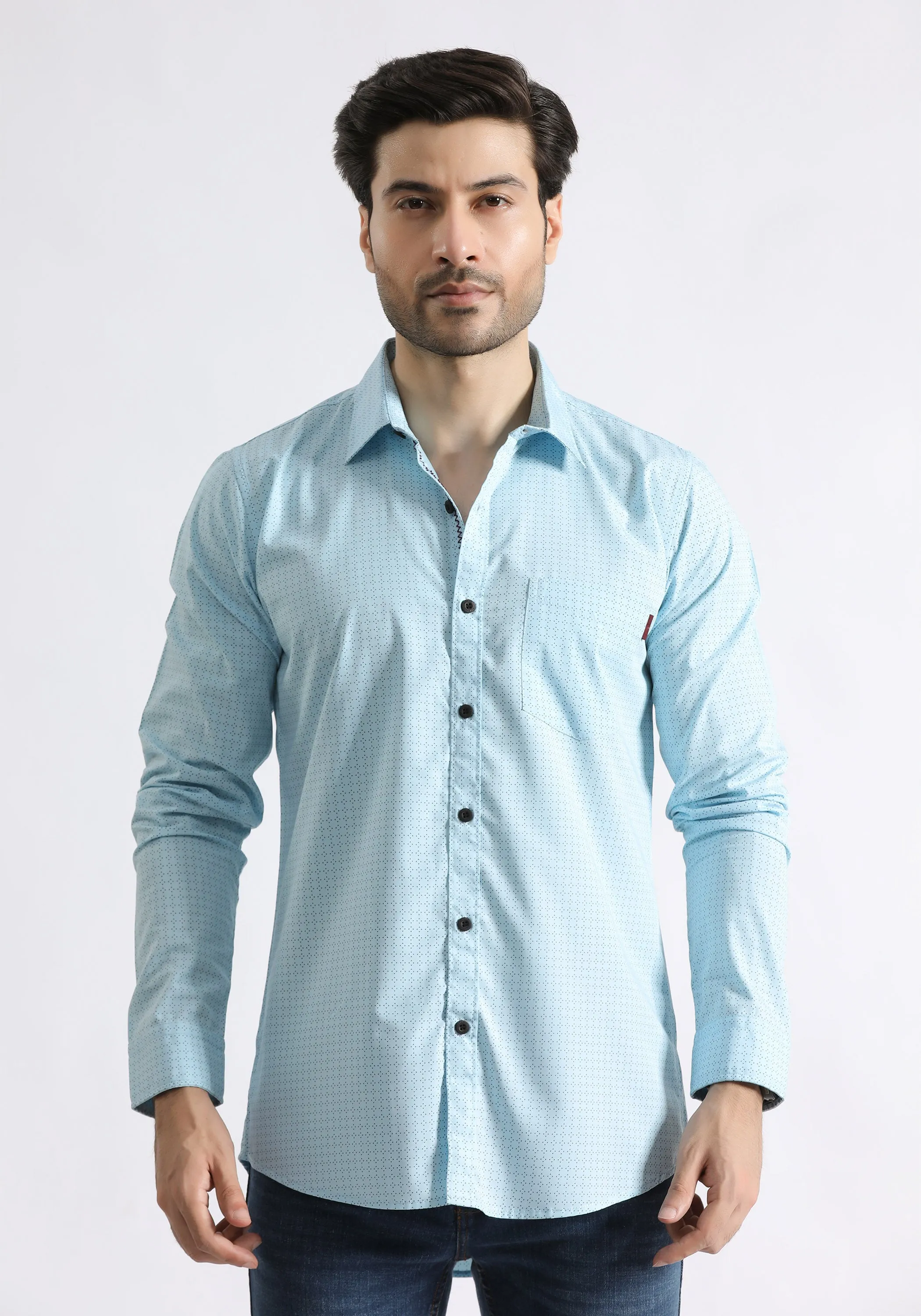 Sky Casual Button Down Shirt