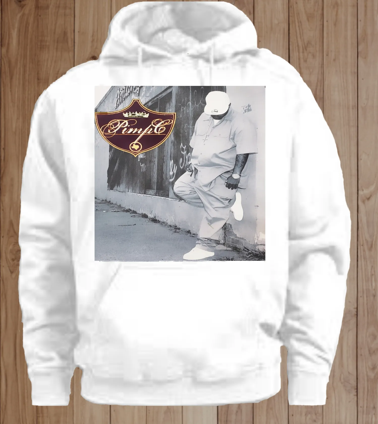 White Down For Mine Hoodie