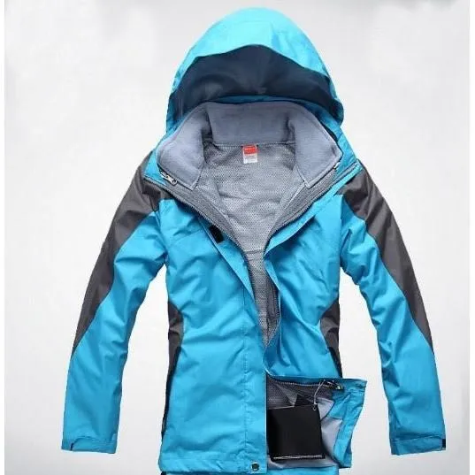 Womens 3 in 1 Waterproof Skiing Trekking Outdoor Jacket