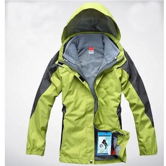 Womens 3 in 1 Waterproof Skiing Trekking Outdoor Jacket