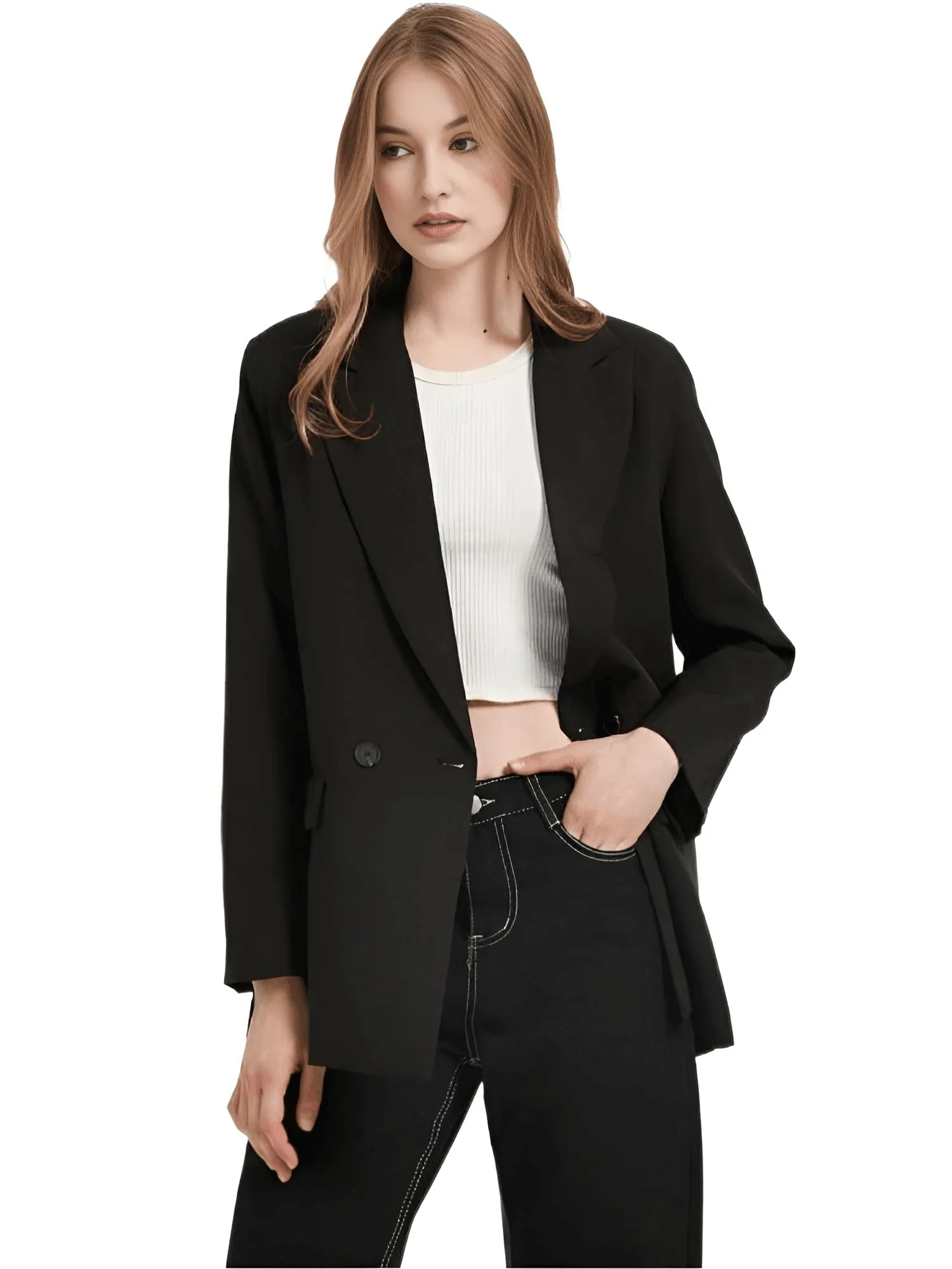 Women's Double Breasted Pocket Blazer