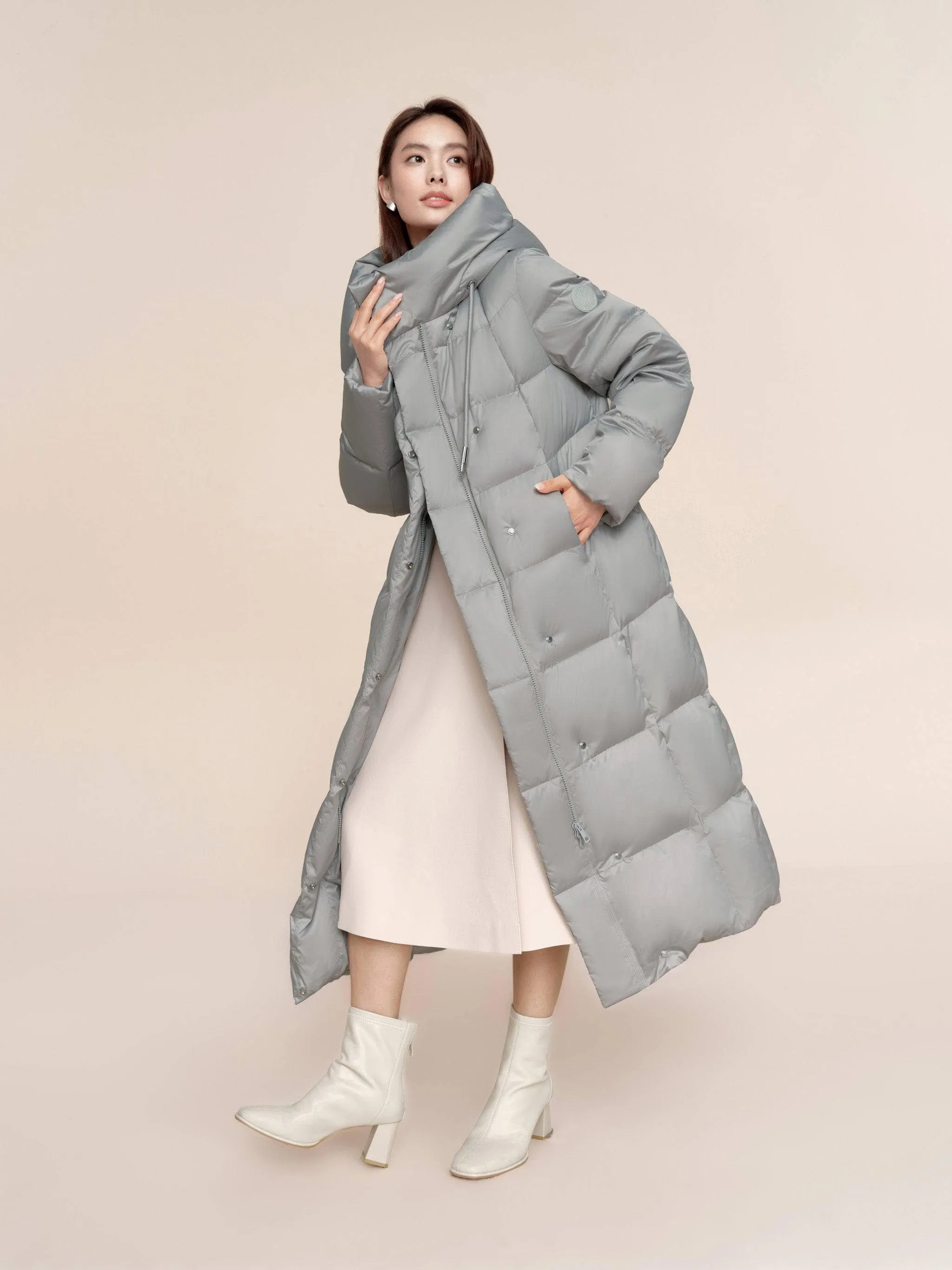 Women's Long Length Down Coat 5184