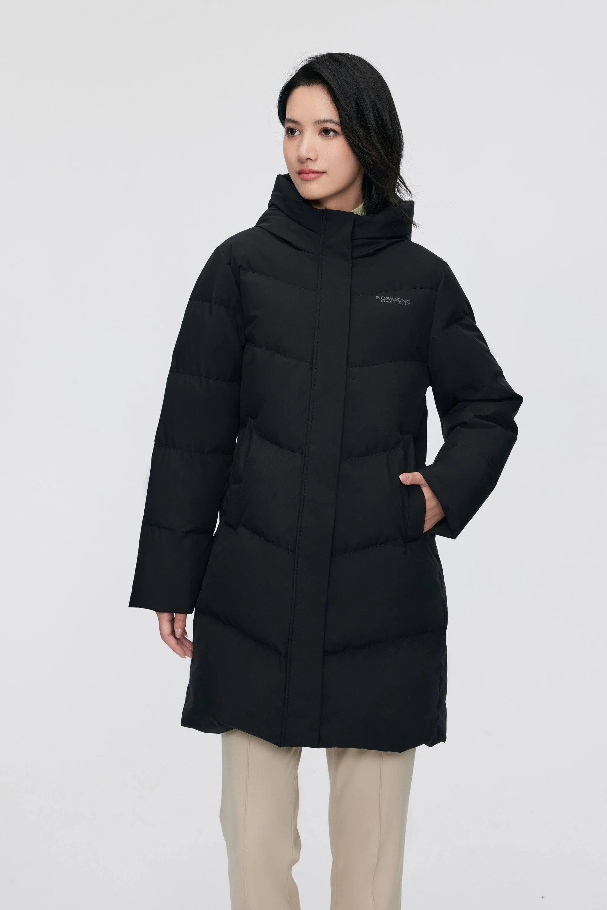 Women's Middle Length Down Coat 5124