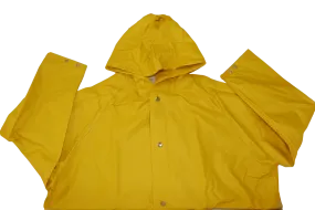 Yellow Hooded Safety Jacket